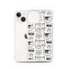 Cartoonish Cat iPhone Clear Case