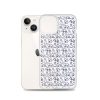 Simple Cat Outlines iPhone Clear Case