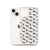 Halloween Seamless Cat iPhone Clear Case
