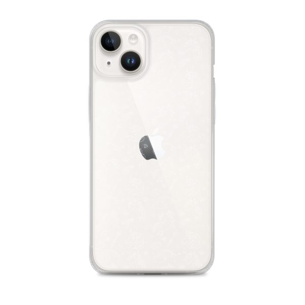 Unicorn Outline Drawing iPhone Clear Case