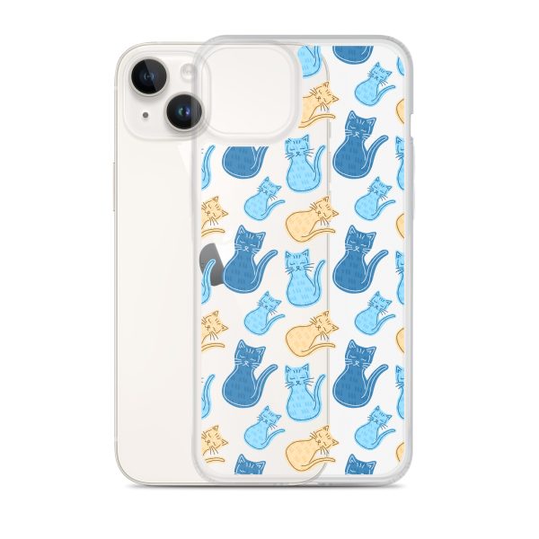 Cat Cartoon iPhone Clear Case