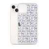 Simple Cat Outlines iPhone Clear Case