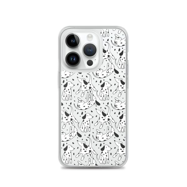 clear-case-for-iphone-iphone-14-pro-case-on-phone-6a1d69ff6e7c5.jpg Dalmatian Dog iPhone Clear Case