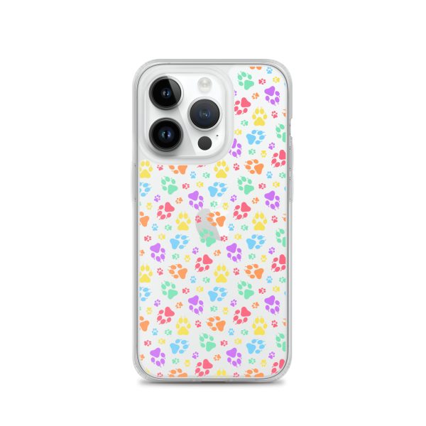 clear-case-for-iphone-iphone-14-pro-case-on-phone-6a1d6b394da66.jpg Puppy Paw Prints iPhone Clear Case