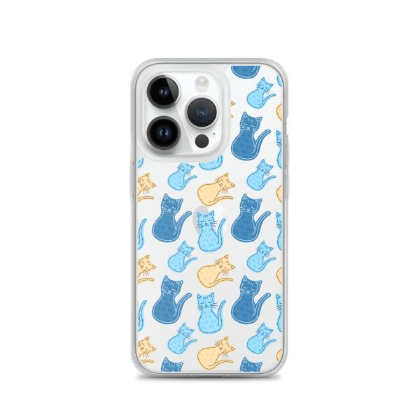 Cat Cartoon iPhone Clear Case