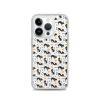 Halloween Seamless Cat iPhone Clear Case