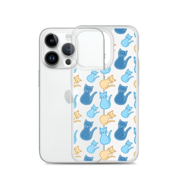Cat Cartoon iPhone Clear Case