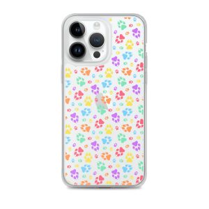 clear-case-for-iphone-iphone-14-pro-max-case-on-phone-6a1d6b394c152.jpg Puppy Paw Prints iPhone Clear Case