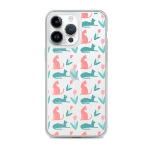 clear-case-for-iphone-iphone-14-pro-max-case-on-phone-6a1d6dc354dfc.jpg Cat Silhouettes iPhone Clear Case