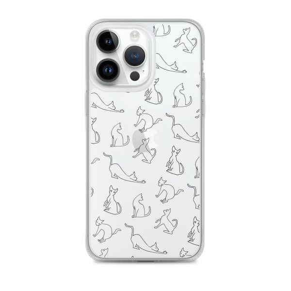 clear-case-for-iphone-iphone-14-pro-max-case-on-phone-6a1d6e6155abb.jpg Cat Outline iPhone Clear Case