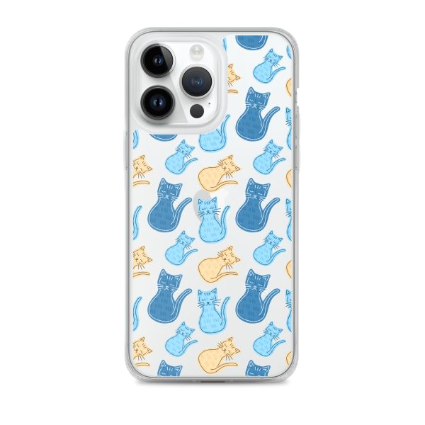 Cat Cartoon iPhone Clear Case