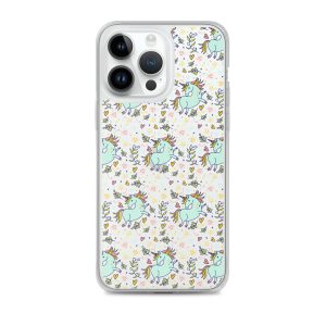 Hand-Drawn Unicorn iPhone Clear Case