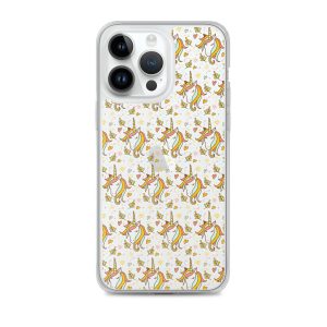Unicorn Doodle iPhone Clear Case