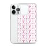 Pink Poodle iPhone Clear Case