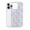 Simple Cat Outlines iPhone Clear Case