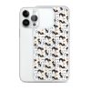 Halloween Seamless Cat iPhone Clear Case