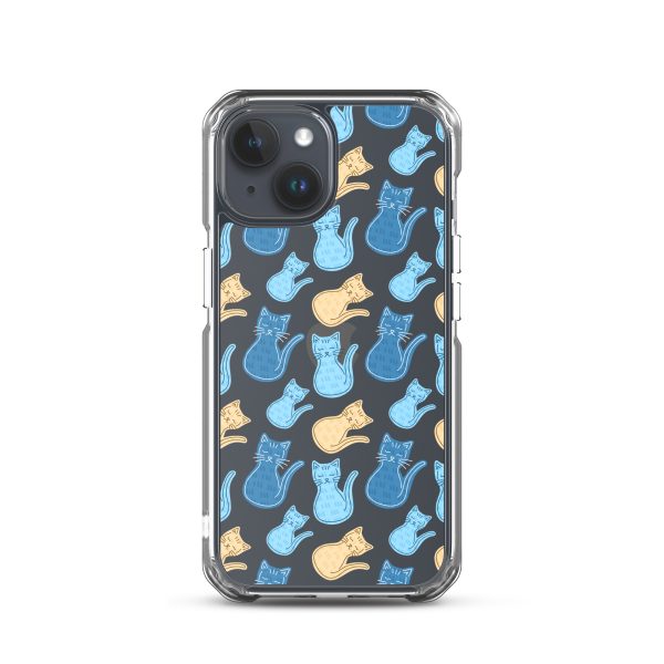 Cat Cartoon iPhone Clear Case