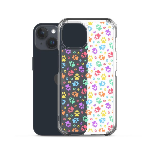 clear-case-for-iphone-iphone-15-case-with-phone-6a1d6b394e263.jpg Puppy Paw Prints iPhone Clear Case