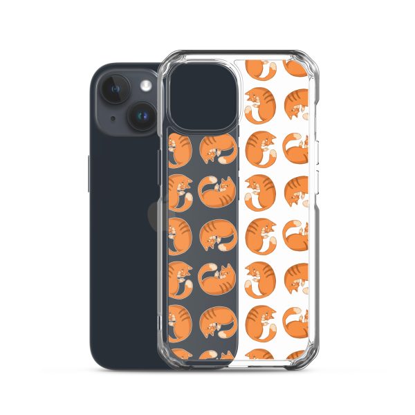 clear-case-for-iphone-iphone-15-case-with-phone-6a1d6e143b3a8.jpg Orange Cat iPhone Clear Case
