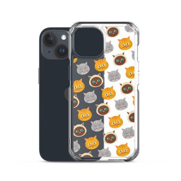 Cute Cats iPhone Clear Case