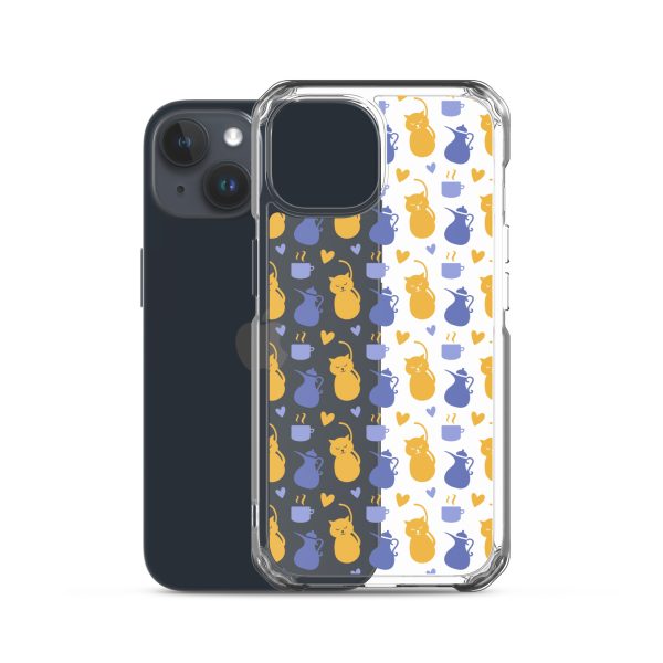 clear-case-for-iphone-iphone-15-case-with-phone-6a1d6fec16d58.jpg Tea and Cat iPhone Clear Case