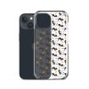 Halloween Seamless Cat iPhone Clear Case