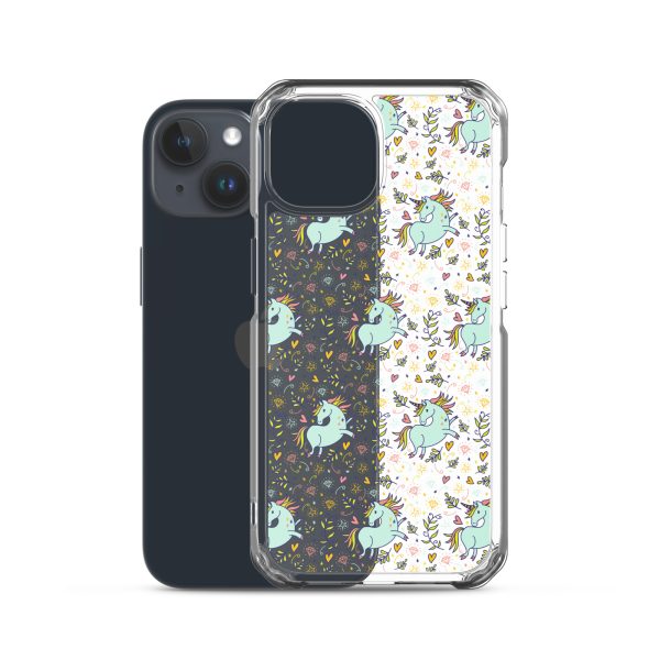 Hand-Drawn Unicorn iPhone Clear Case