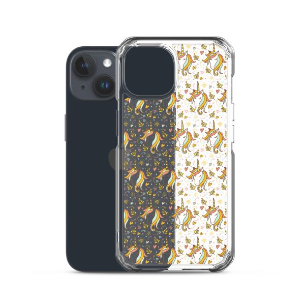 Unicorn Doodle iPhone Clear Case