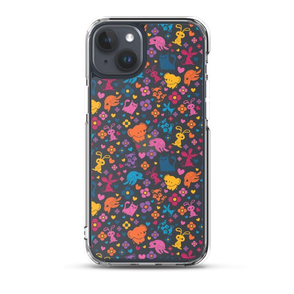 clear-case-for-iphone-iphone-15-plus-case-on-phone-6a1d699004cc1.jpg Colorful Animals and Heart iPhone Clear Case
