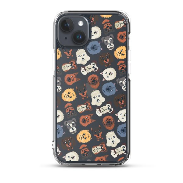 clear-case-for-iphone-iphone-15-plus-case-on-phone-6a1d6b9c616e7.jpg Dog Heads Seamless iPhone Clear Case