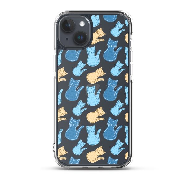 Cat Cartoon iPhone Clear Case