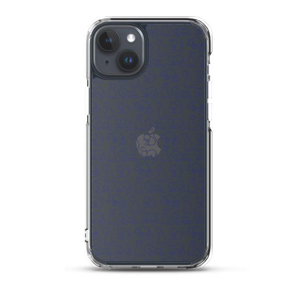 Simple Cat Outlines iPhone Clear Case