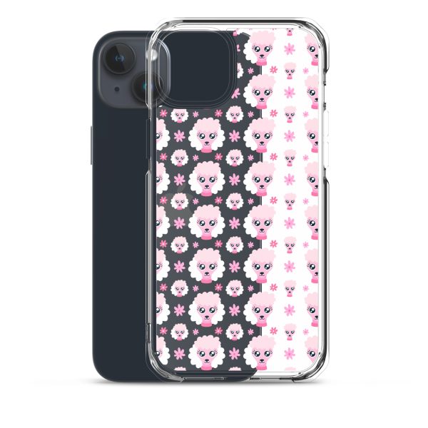 Pink Poodle iPhone Clear Case