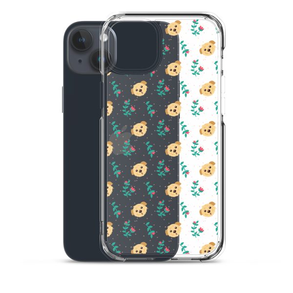 clear-case-for-iphone-iphone-15-plus-case-with-phone-6a1d6bd25b6ec.jpg Dogs and Flowers iPhone Clear Case