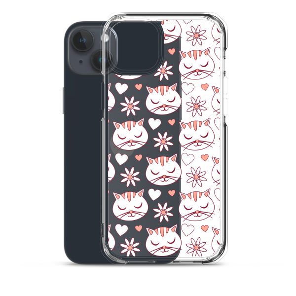 clear-case-for-iphone-iphone-15-plus-case-with-phone-6a1d6d62f2acc.jpg Cat Flowers and Hearts iPhone Clear Case