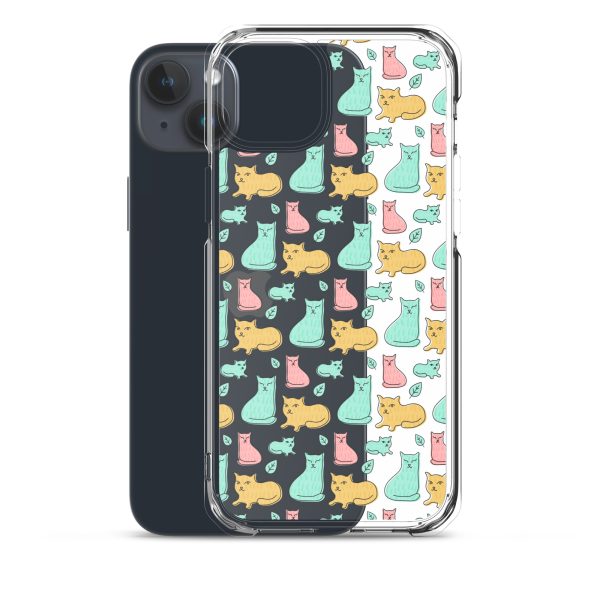 clear-case-for-iphone-iphone-15-plus-case-with-phone-6a1d6df6142ad.jpg Cat Cute Colorful iPhone Clear Case