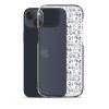 Simple Cat Outlines iPhone Clear Case