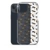 Halloween Seamless Cat iPhone Clear Case