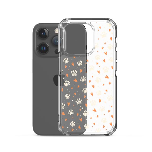 clear-case-for-iphone-iphone-15-pro-case-with-phone-6a1d6a91cfd4a.jpg Paws Prints Hearts iPhone Clear Case
