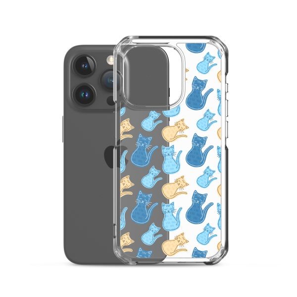 Cat Cartoon iPhone Clear Case