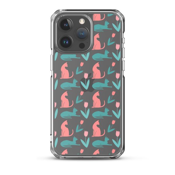 clear-case-for-iphone-iphone-15-pro-max-case-on-phone-6a1d6dc35663e.jpg Cat Silhouettes iPhone Clear Case