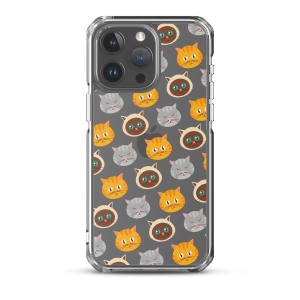 Cute Cats iPhone Clear Case