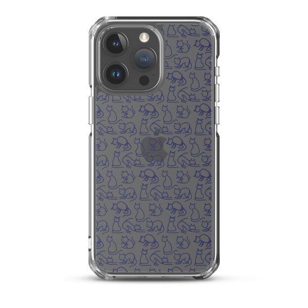 Simple Cat Outlines iPhone Clear Case