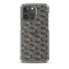 Halloween Seamless Cat iPhone Clear Case