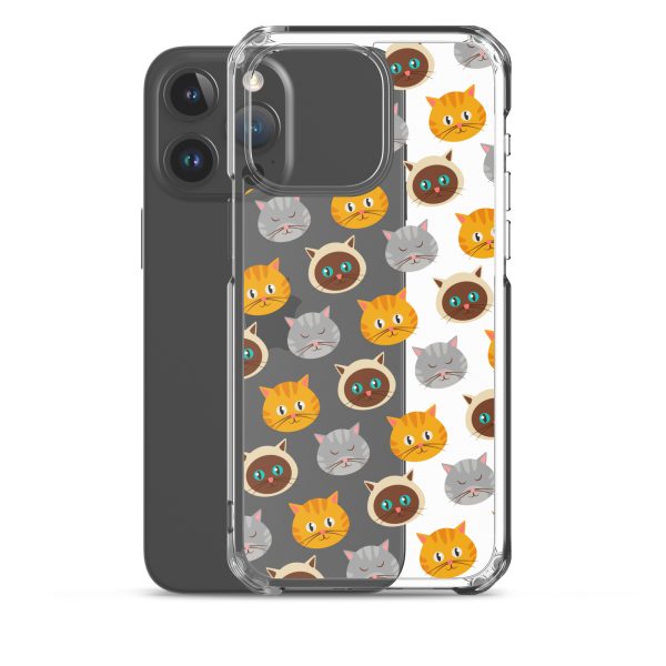 Cute Cats iPhone Clear Case