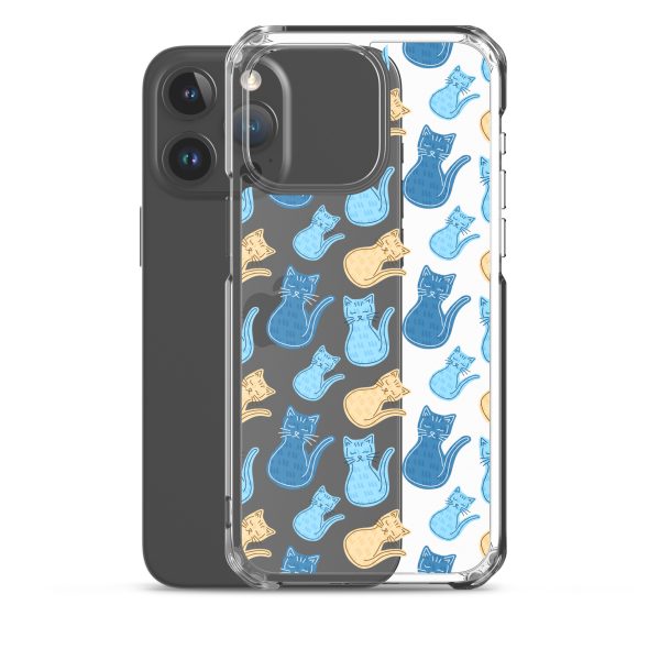 Cat Cartoon iPhone Clear Case