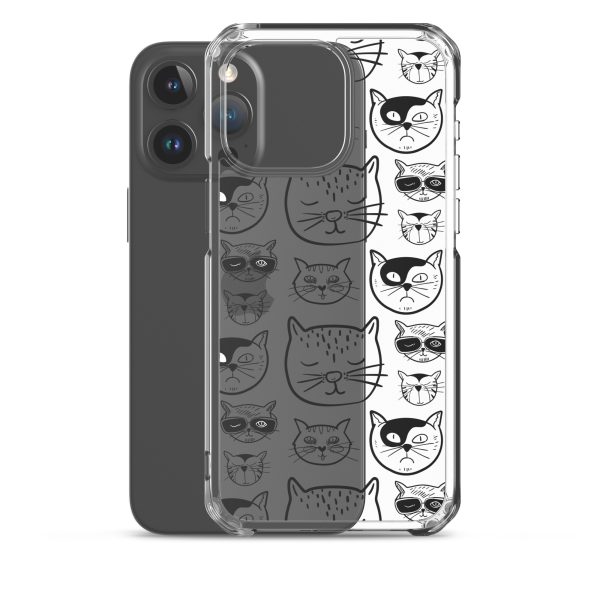 Cartoonish Cat iPhone Clear Case