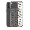Halloween Seamless Cat iPhone Clear Case
