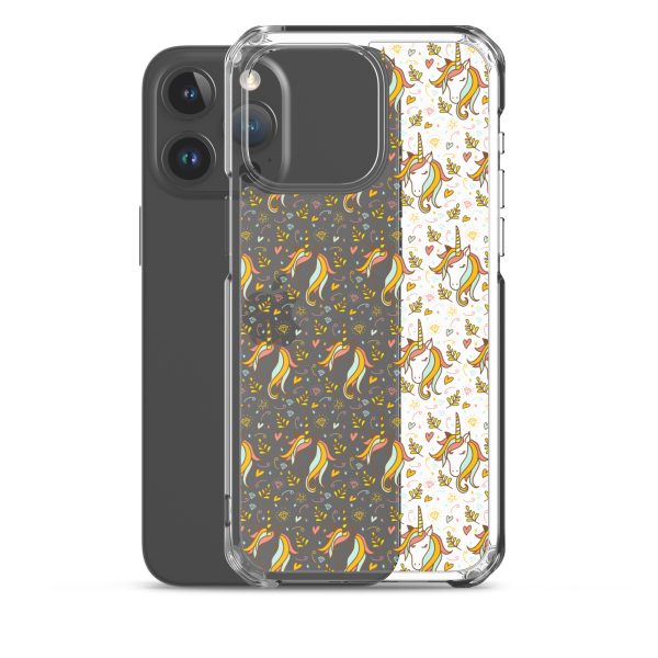 Unicorn Doodle iPhone Clear Case