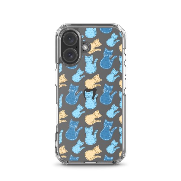 Cat Cartoon iPhone Clear Case